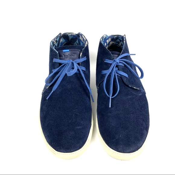 Timberland Blue Suede Chukka Desert Shoe Sz 10